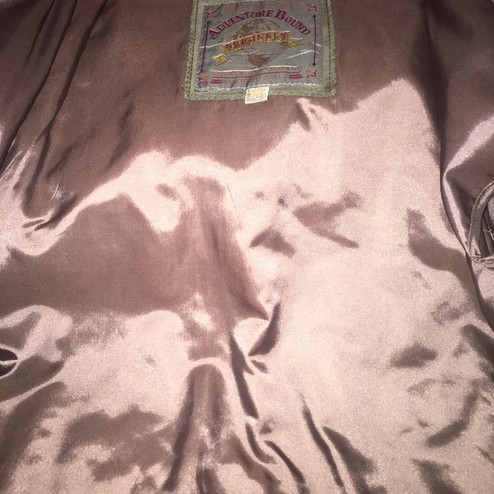 📕END OF STORY SALE! MAKE AN OFFER!👀⬇️Adventure Bound Originals Leather Coat SZ L - Picture 10 of 12